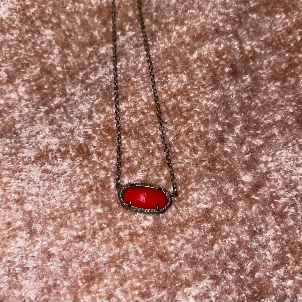 Red Kendra Scott Necklace